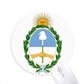 Dıythinker Buenos Aires Arjantin Ulusal Amblem Baskılı Yuvarlak Kaymaz Kauçuk Mouse Pad