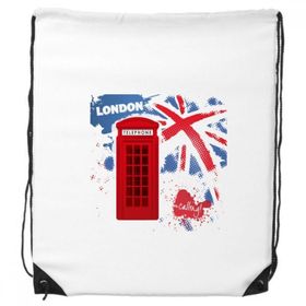 Dıythinker Büyük Britanya Birleşik Krallık Londra Bayrağı Kırmızı Telefon Tekne Sırt Çantası