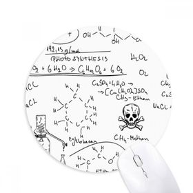 Dıythinker Calculus Organik Kimya Deneyi Baskılı Yuvarlak Kaymaz Kauçuk Mouse Pad