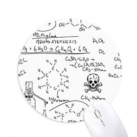 Dıythinker Calculus Organik Kimya Deneyi Baskılı Yuvarlak Kaymaz Kauçuk Mouse Pad