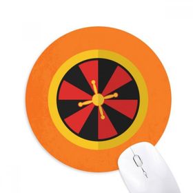 Dıythinker Casino Döner Tabla Elemanı İllüstrasyon Baskılı Yuvarlak Kaymaz Kauçuk Mouse Pad