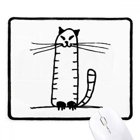 Dıythinker Cat Stripe Sit Black Line Kaymaz Siyah Başlıklı Kenarlar