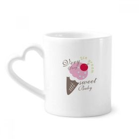 Dıythinker Cherry Sweet Baby Tatlı Dondurma Kahve Kupaları Seramik Kupa