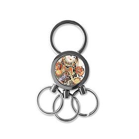 Dıythinker Çin Çin Yeni Yıl Resim Bebek Erkek Şakayık Geleneksel Kültür Sanat İllüstrasyon Desen Metal Anahtarlık