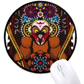 Dıythinker Çin Pekin Pekin Desen Yuvarlak Kaymaz Mouse Pad