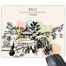 Dıythinker Çin Sessiz Pagoda Dali Kaymaz Kauçuk Mouse Pad