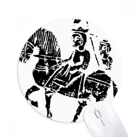 Dıythinker Çin Wei Jin Hanedanları At Binme Desenli Mouse Pad