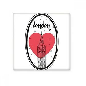 Dıythinker City London Britain Big Ben Love Seramik Bisque Fayans 20x20 cm Seramik Karo