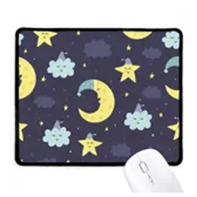Dıythinker Çizgi Film Ay Gecesi Kişiselleştirme Deseni Kaymaz Mouse Pad