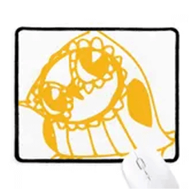 Dıythinker Çizgi Film Sevimli Eğik Kuş Koruyucu Hayvan Sevgili Kaymaz Mouse Pad