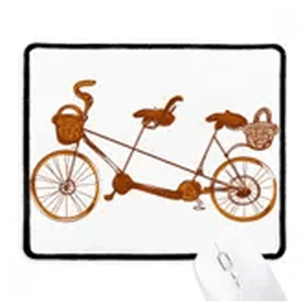 Dıythinker Çizgi Film Üç Koltuklu Bisiklet Britanya Ülke Kültürü Kaymaz Mouse Pad