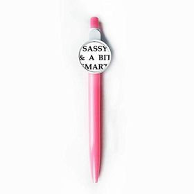Dıythinker Classy Sassy Bit Smart Assy Tasarımı Geri Çekilebilir Mavi Tükenmez Kalem