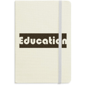 Dıythinker Course and Major Education Siyah Kumaş Sert Kapak A5 Defter
