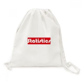 Dıythinker Course And Major Statistics Kırmızı Kanvas İpli Sırt Çantası