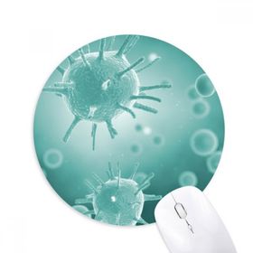 Dıythinker Creature Cell Resim Mikroskop Desenli Baskılı Yuvarlak Kaymaz Kauçuk Mouse Pad