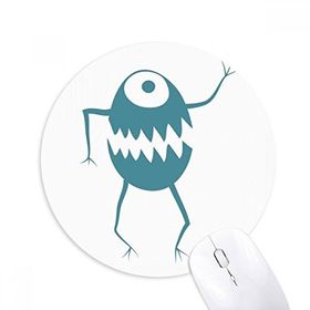 Dıythinker Cyclops Alien Creature Baskılı Yuvarlak Kaymaz Kauçuk Mouse Pad
