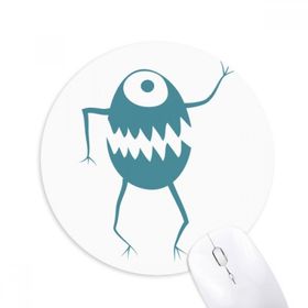 Dıythinker Cyclops Alien Creature Baskılı Yuvarlak Kaymaz Kauçuk Mouse Pad