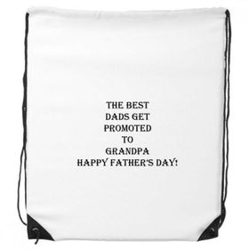 Dıythinker Dad Promoted To Grandpa Babalar Festivali Alıntı İpli Sırt Çantası