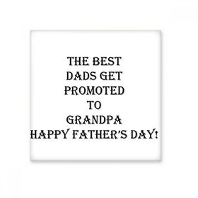 Dıythinker Dad Promoted to Grandpa Fathers Festival Alıntı 15x15 cm Seramik Karo