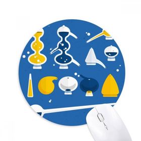 Dıythinker Damlalık Kauçuk Damlalık Kimya Baskılı Yuvarlak Kaymaz Kauçuk Mouse Pad