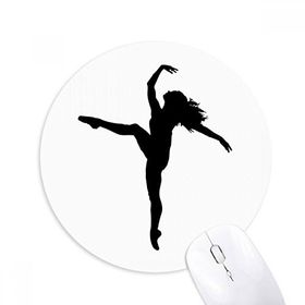 Dıythinker Dans Sporları Dansçı Performans Sanatı Baskılı Yuvarlak Kaymaz Kauçuk Mouse Pad