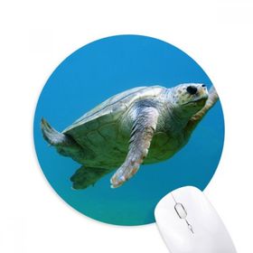 Dıythinker Deniz Organizma Kaplumbağa Okyanus Hayvan Baskılı Yuvarlak Kaymaz Kauçuk Mouse Pad