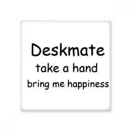 Dıythinker Deskmate Take a Hand Bring Me Happiness Season Seramik Bisque Fayans 20x20 cm Seramik Karo