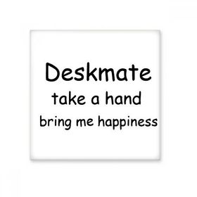 Dıythinker Deskmate Take a Hand Bring Me Happiness Season Seramik Bisque Fayans 20x20 cm Seramik Karo
