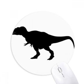 Dıythinker Dinozor Kemikleri Kıvırcık Siluet Baskılı Yuvarlak Kaymaz Kauçuk Mouse Pad
