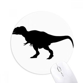 Dıythinker Dinozor Kemikleri Kıvırcık Siluet Baskılı Yuvarlak Kaymaz Kauçuk Mouse Pad