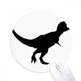 Dıythinker Dinozor Siyah Kemik Baskılı Yuvarlak Kaymaz Kauçuk Mouse Pad