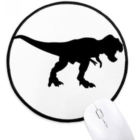 Dıythinker Dinozor Siyah Kemikler Die Out Yuvarlak Kaymaz Mouse Pad