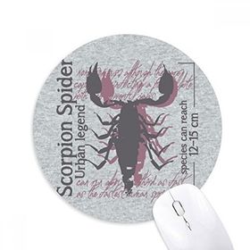 Dıythinker Discover World Istakoz Deniz Organizması Baskılı Yuvarlak Kaymaz Kauçuk Mouse Pad
