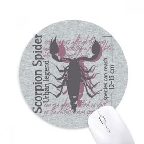 Dıythinker Discover World Istakoz Deniz Organizması Baskılı Yuvarlak Kaymaz Kauçuk Mouse Pad