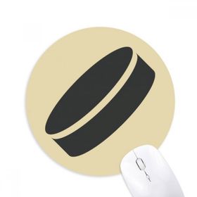 Dıythinker Discus Spor Basit Geometri Desenli Baskılı Yuvarlak Kaymaz Kauçuk Mouse Pad