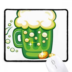 Dıythinker Dört Yapraklı Yonca Bira İrlanda St.Patrick's Day Kaymaz Siyah Başlıklı Kenarlar