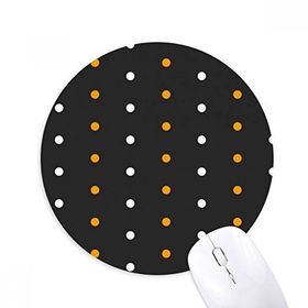 Dıythinker Dot Happy Fear Cadılar Bayramı Baskılı Yuvarlak Kaymaz Kauçuk Mouse Pad
