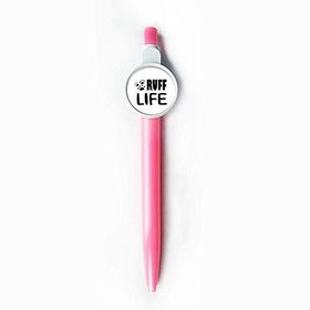 Dıythinker English Quote Design Ruff Life Geri Çekilebilir Mavi Tükenmez Kalem