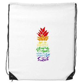 Dıythinker Erkek Ananas LGBT Rainbow Flag Alıntı Sırt Çantası