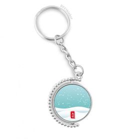 Diythinker Erkek Dairesel Harika Kar Yirmi Dört Güneş Döndürülebilir Çok Renkli 3x9 cm Anahtarlık