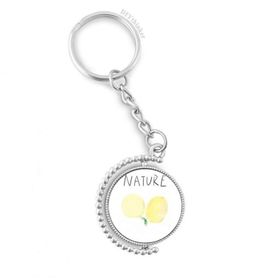 Diythinker Erkek Doğal Limon Soloisland Resim Döndürülebilir Çok Renkli 3x9 cm Anahtarlık