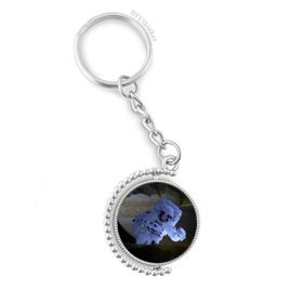 Diythinker Erkek Galaksi Astronot Karanlık Gece Gökyüzü Döndürülebilir Çok Renkli 3x9 cm Anahtarlık