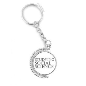 Diythinker Erkek Kısa Cümle Eğitimi Sosyal Bilim Döndürülebilir Çok Renkli 3x9 cm Anahtarlık