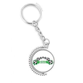 Diythinker Erkek Köprü Futbol Spor Döndürülebilir Çok Renkli 3x9 cm Anahtarlık