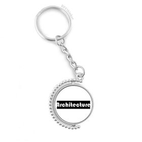 Diythinker Erkek Kursu ve Büyük Mimari Siyah Döndürülebilir Çok Renkli 3x9 cm Anahtarlık