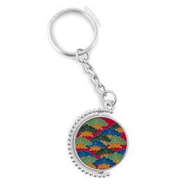 Diythinker Erkek Resim Japon Kültürü Yaprakları Döndürülebilir Çok Renkli 3x9 cm Anahtarlık