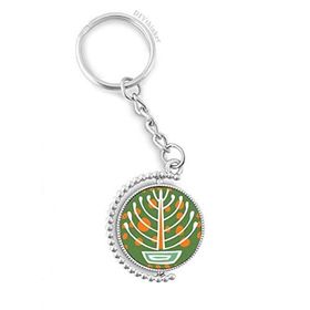 Diythinker Erkek Saksı Bitki Meksika Totemler Antik Medeniyet Döndürülebilir Çok Renkli 3x9 cm Anahtarlık