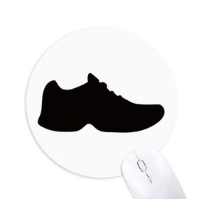 Dıythinker Erkek Spor Ayakkabı Siyah Siluet Desenli Baskılı Yuvarlak Kaymaz Kauçuk Mouse Pad