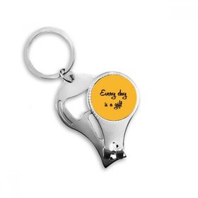 Dıythinker Every Day Is A Gift İlham Verici Alıntı Sözler Anahtarlık