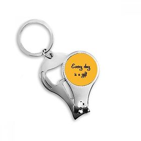 Dıythinker Every Day Is A Gift İlham Verici Alıntı Sözler Anahtarlık